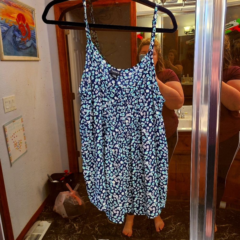 Torrid chiffon swing tank
